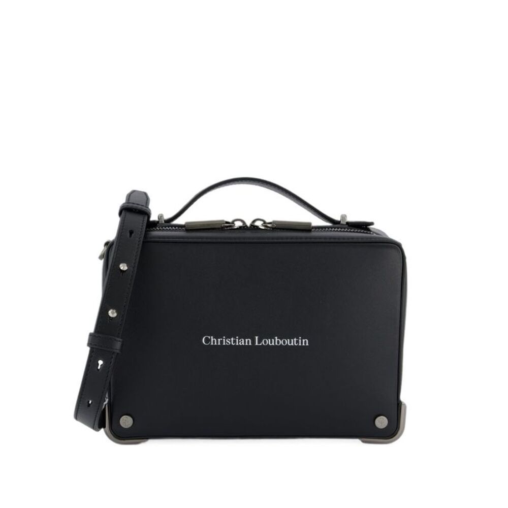 Christian Louboutin Men Small Leather Briefcase